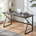 Stabiles Schreibtisch aus Holz fuer Homeoffice